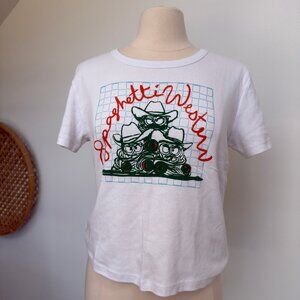Spaghetti Western White Graphic Tee
